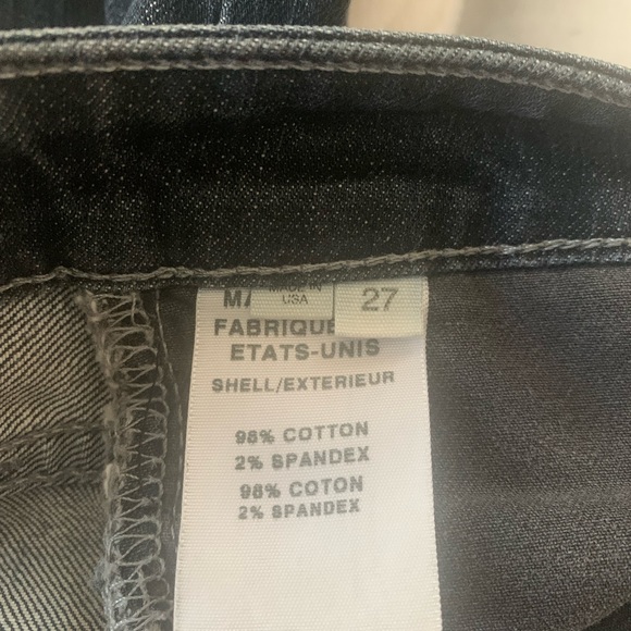 Helmut Lang Jeans Raw Denim Black Straight 27. Approx - Picture 5 of 8